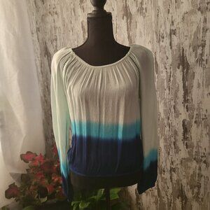 Ombre INC International Concepts Off-The-Shoulder Top